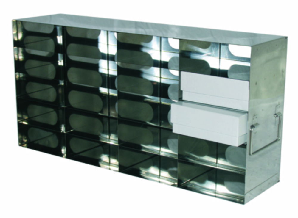Racks für Gefrierschränke, Edelstahl, für Boxen mit 100 mm Höhe