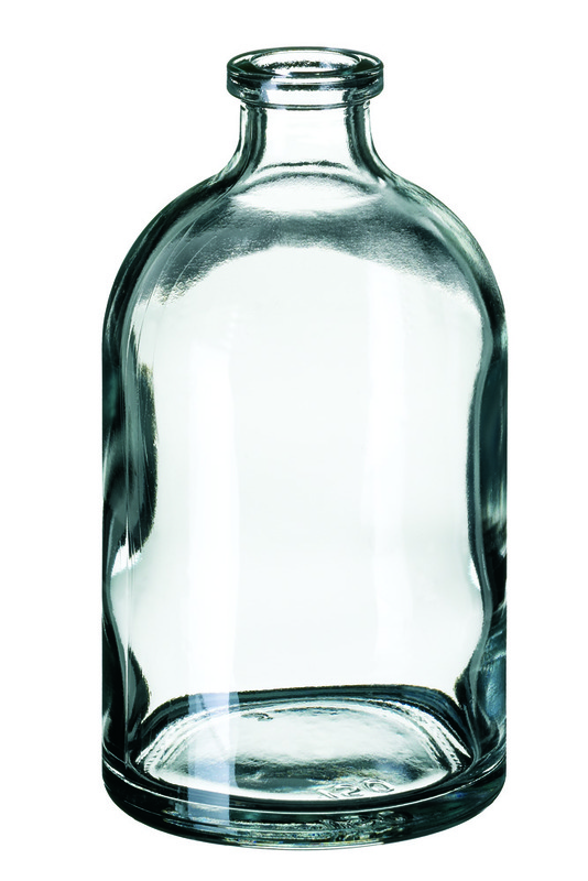 Rollrandflasche ND20, Klarglas, 3., 88 Stück Rollrandflasche ND20, Klarglas, 3., 88 Stück