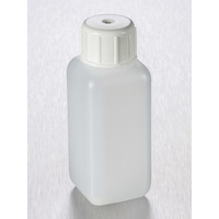 Vierkantflaschen, HDPE, 100mL, 20mm, 300 Stück