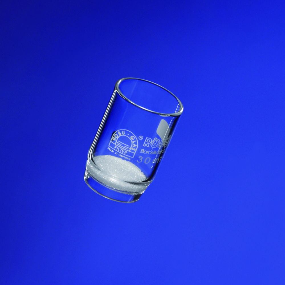 Filtertiegel VitraPOR®, Borosilikatglas 3.3 Filtertiegel VitraPOR®, Borosilikatglas 3.3