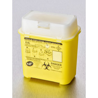 Abfallbehälter, 600mL, gelb, PP, 70 Stück