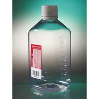 Wasserprobenflaschen, achteckig, PET, 45 Stück