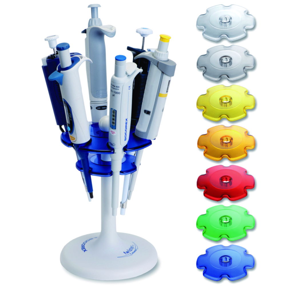 Pipettenständer Twister™ universal 336 für Einkanal-Mikroliterpipetten Pipettenständer Twister™ universal 336 für Einkanal-Mikroliterpipetten
