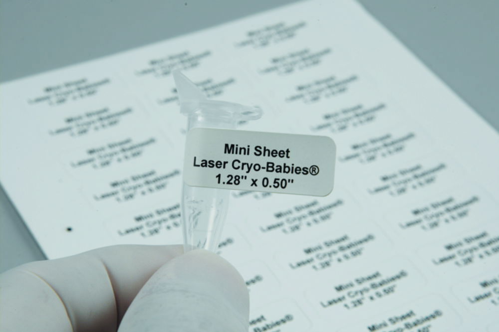 Laser-Tiefkühletiketten Cryo-Babies® und Cryo-Tags® Laser-Tiefkühletiketten Cryo-Babies® und Cryo-Tags®