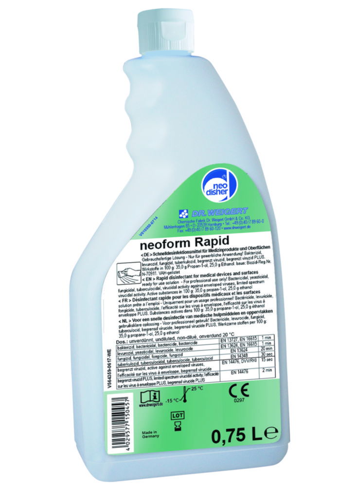 Surface disinfectant neoform® Rapid Surface disinfectant neoform® Rapid