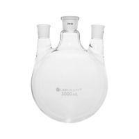 Dreihals-Rundkolben, Seitenhals, 1 Stück