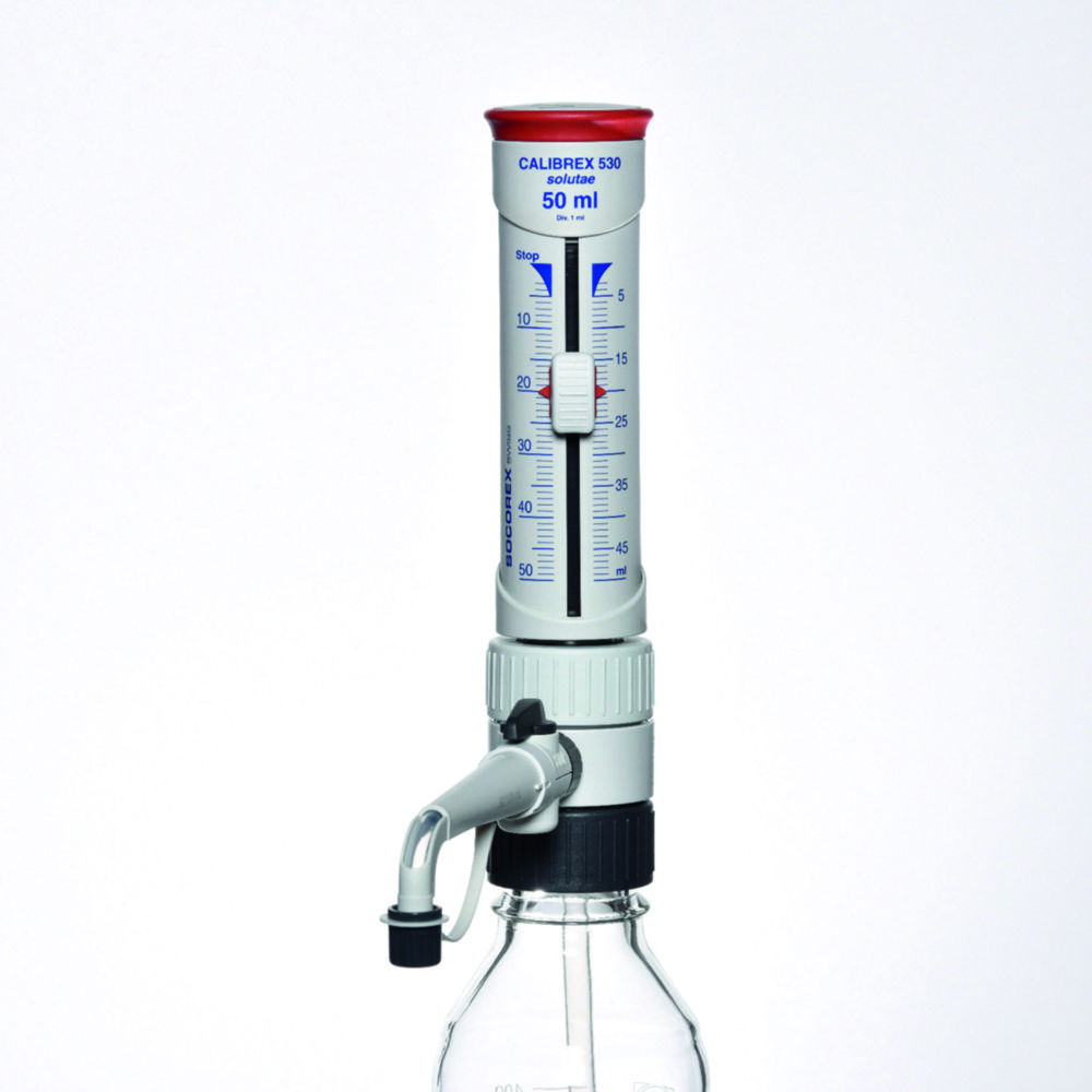 Flaschenaufsatz-Dispenser Calibrex™ solutae 530, mit Fluidkontroll-System