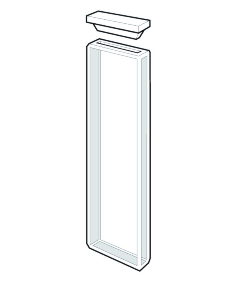 Makro Küvette Typ 1, 1mm, 1 Stück