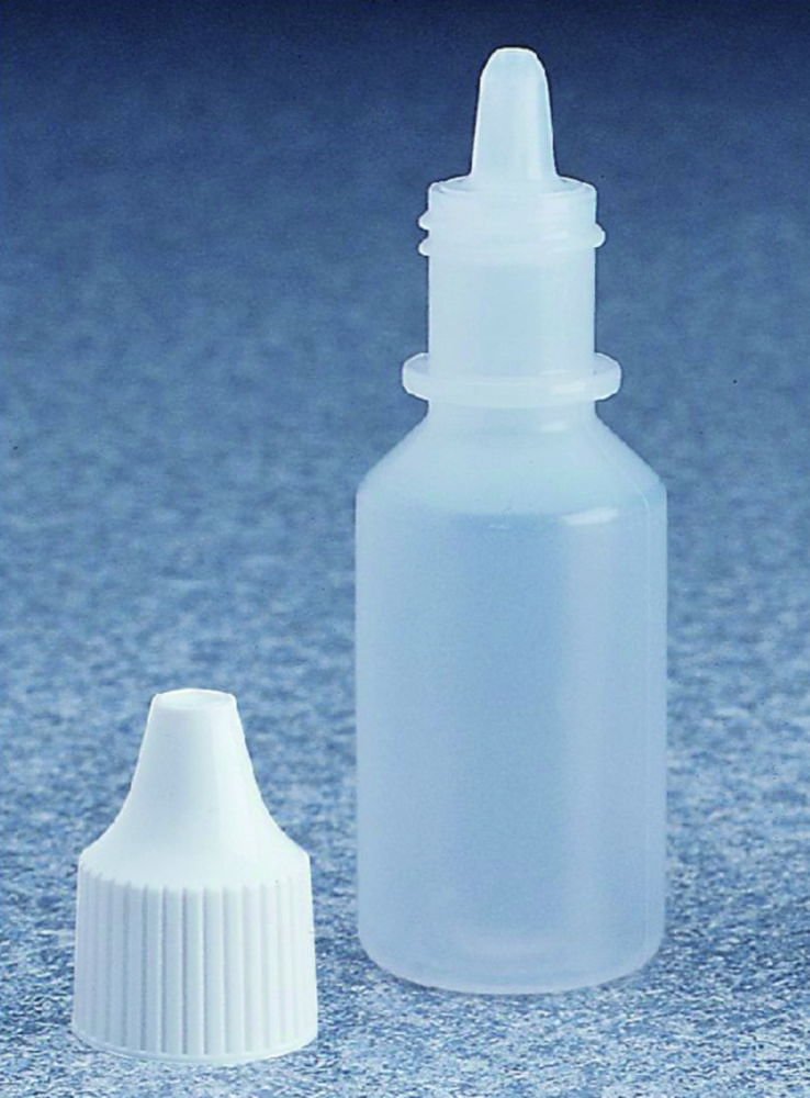 Dropper bottles Nalgene™, LDPE, with white caps Dropper bottles Nalgene™, LDPE, with white caps