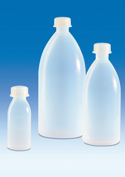 Enghalsflasche, PFA, mit Schraubkappe, PFA, 100 ml